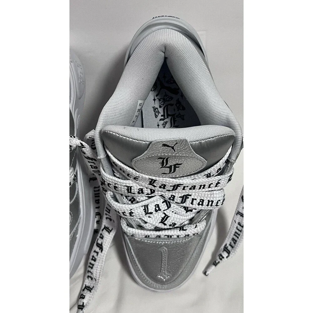 Puma Lamelo Lafrance Amour Chrome Silver Shoes 311339-01  size 6.5